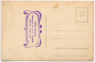 Budapest XXI. Csepel, Tóth Gáspár dohánykisáruda és levélárusító üzlete, kioszk. Templom tér, photo ...