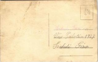 1927 Várpalota, óvodások csoportképe. photo (EB)