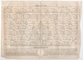 Budapest 1917. "Hadsegítési és Népjóléti nyereménykölcsön" nyereménykötvény 40K-ról, szára...