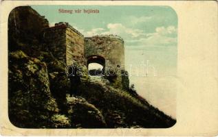 1912 Sümeg, vár bejárata. Csizmazia István felvétele (Rb)