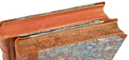 Kárpáti János - Kada Elek: A vasútak keletkezése, fejlődése és üzeme. I-II. köt. (Bp.), 1896, (Buria...