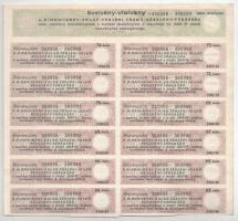 Budapest 1925. "Rimamurány-Salgó-Tarjáni Vasmű Részvény-Társaság" tíz részvénye egyenként ...