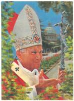 Ioannes Paulus II / Giovanni Paolo II / Jan Pawel II / Pope John Paul II - modern 3D dimenziós képeslap / modern dimensional (3D) postcard