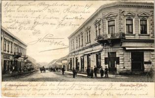 1905 Sátoraljaújhely, Rákóczy utca, Nagy Ferenc üzlete. Alexander Vilmos kiadása (fl)