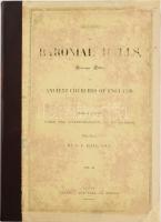 The Baronial Halls, Picturesque Edifices, and Ancient Churches of England. Drawn in Lithotint Under ...