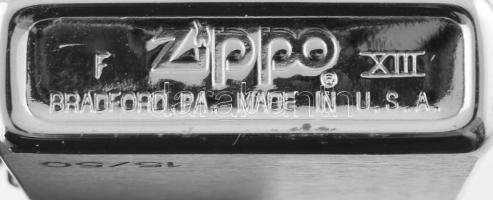 Zippo öngyújtó, fém, jelzett, 5,5 cm