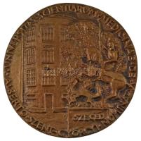 Tóth Sándor (1933-2019 ) "Szent-Györgyi Albert" kétoldalas, öntött bronz plakett "MDC...