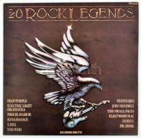 Various - 20 Rock Legends, Vinyl, LP, Compilation, 1979 Egyesült Királyság (VG+)