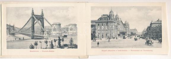 Budapest, leporellólap 6 képpel (fa)