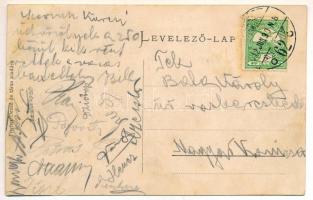 1912 Budapest XV. Rákospalota-Újpest, Palota-Újpest; Horváth vendéglő, étterem és kerthelyiség, fodr...