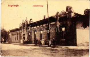 1907 Salgótarján, Járásbíróság. Friedler Ármin kiadása (EK)