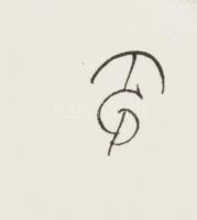 Molnár C. Pál (1894-1981): Vívók. Nyomat, papír, jelzett a nyomaton. Ferenczy Galéria kiadása, 1999....