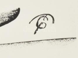 Molnár C. Pál (1894-1981): Sielő hölgy. Nyomat, papír, jelzett a nyomaton. Ferenczy Galéria kiadása,...