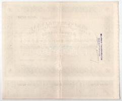 Budapest 1946. "Pesti Magyar Kereskedelmi Bank" részvényutalvány 5 részvényről egyben, öss...