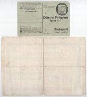 Budapest 1923. "Herendi Porcellángyár Részvénytársaság" részvényutalványa 25db, egyenként ...