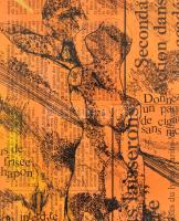 Berkics Miklós (1953-), soproni művész: Intelligens társalgás. Vegyes technika, papír, jelzett. Pasz...