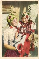 6 db Kalotaszegi népviselet lap / 6 Transylvanian folklore