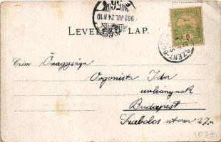 1902 Szentgotthárd, Rába parti rész. Wellisch Béla kiadása (EB)