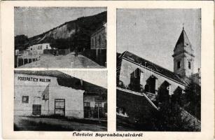 Sopronbánfalva, Bánfalva (Sopron); Poropatich malom, templom (EB)
