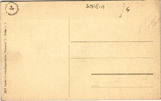 Zimony, Semlin, Zemun; Hunyadi emlék. Vasúti levelezőlapárusítás 2887. / Hunyady Monument / monument...