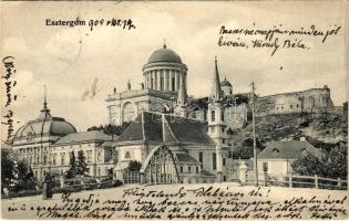 1905 Esztergom, Bazilika, híd (EK)