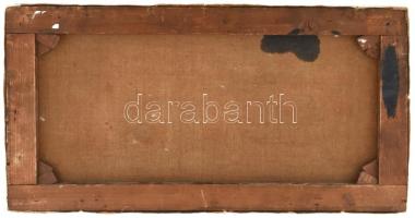 Julius Bayer (1840-1883): Osztrák táj, olaj, vászon, jelzett 32x64 cm