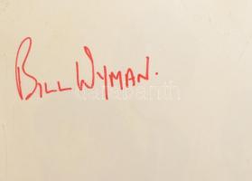 The Rolling Stones a tagok által dedikált fotó 19x15 cm sarkain kis hiány