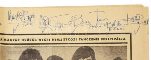 1966 The Rolling Stones a tagok, Mick Jagger, Keith Richards, Brian Jones, Billy Wyman és Charlie Wa...