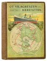 Sebők Imre: Öt világrészen keresztül. Erdősi Károly előszavával. Bp., 1934., Szent-István-Társulat, 232+1 p.+40 (fekete-fehér képtáblák) t. Harmadik kiadás. Vászon kötésben a papírborító felhasználásával