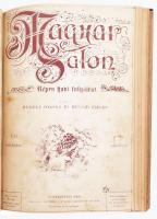 1889-1891 Magyar Salon. Képes havi folyóirat. XI., XIII, XIV. és XV. köt. Szerk.: Fekete József, Hev...