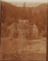 cca 1920 Tusnádfürdő (Băile Tusnad) és környéke, erdélyi kirándulás felvételei, 17 db fotó, 12x9 cm