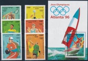 1996 Nyári olimpia, Atlanta sor + blokk Mi 1555-1560 + Mi 217
