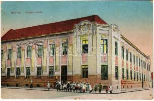 Ruttka, Vrútky; M. kir. állami polgári fiú és leány iskola. Gerő Henrik kiadása / boy and girl school (apró szakadás / tiny tear)