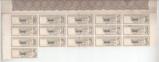 Budapest 1931. "Pesti Hazai Első Takarékpénztár-Egyesület" záloglevele 1000 svájci frankró...