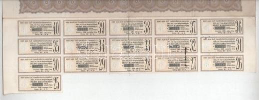 Budapest 1931. "Pesti Hazai Első Takarékpénztár-Egyesület" záloglevele 1000 svájci frankró...