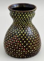 Endre jelzéssel: antik kerámia váza, masszába pecsételt jelzéssel is, kopással, m: 18 cm