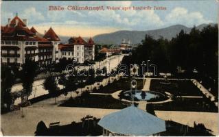 1918 Calimanesti, Baile Calimanesti; Vedere spre hotelurile Jantea / hotels, park. Editura Galeria de Cadouri Ad. Maier & D. Stern