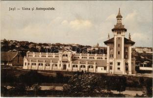 Iasi, Jasi, Jassy, Jászvásár; Vama si Antrepositele. Editura Ad. Maier & D. Stern No. 217. / customs office, warehouses