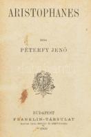 Kolligátum, főként filozófiai témájú művekből (6 mű egy kötetben): Péterfy Jenő: Aristophanes; Dr. Yolland Artur: Charles Dickens élete és művei; Szász Károly: Horatius. Élet- és jellemrajz; Szilasi Vilmos: Platon. Tartalom és forma párhuzamossága dialogusaiban; Collins Vilmos: Sophokles. Ford.: Kont Ignácz; Renan Ernő: Spinoza. Ford.: Rácz Lajos. Bp., 1881-1913, Franklin-Társulat. Félvászon-kötésben, nagyrészt jó állapotban.