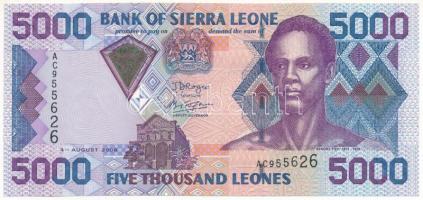 Sierra Leone 2006. 5000L T:UNC Sierra Leone 2006. 5000 Leones C:UNC Krause P#27c