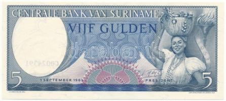 Suriname 1963. 5G T:UNC Suriname 1963. 5 Gulden C:UNC  Krause P#120