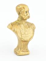 Ferenc József mini bronz büszt 4 cm