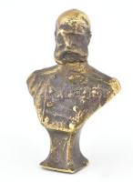 Ferenc József mini bronz büszt 4 cm