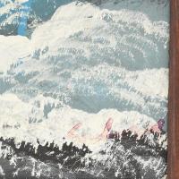 Szatmáry Olga: Téli táj. Olaj, vászon. Jelzett, keretben. 50x70 cm