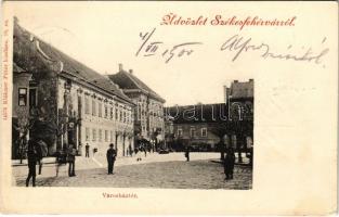 1900 Székesfehérvár, Városháztér. Klökner Péter kiadása (EK)
