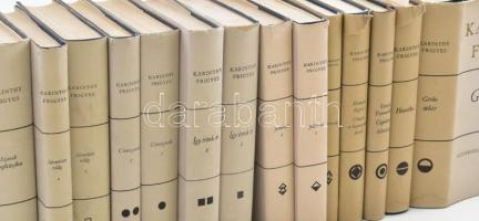 Karinthy Frigyes összegyűjtött művei 14 kötete: Görbe tükör; Heuréka; Utazás Faremidóba, Capillária,...