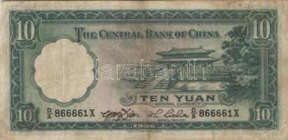 Kína 1910-40-es évek 3db klf bankjegy T:II+,III