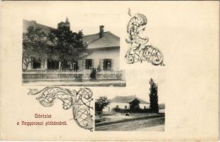 1912 Nagyoroszi, plébánia. Art Nouveau (EK)