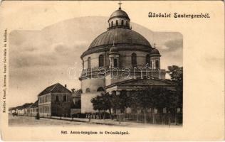 1904 Esztergom, Szent Anna templom és Ovónőképző. Kiadja Kardos Dezső (EK)