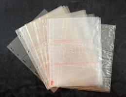 15db műanyag hármas osztású bankjegy berakólap használt állapotban